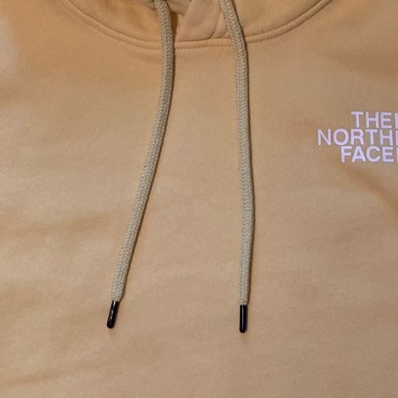 North Face Hoodie Men's Large Box NSE Pullover Yellow Black Box Outdoors Hiking - Picture 3 of 14